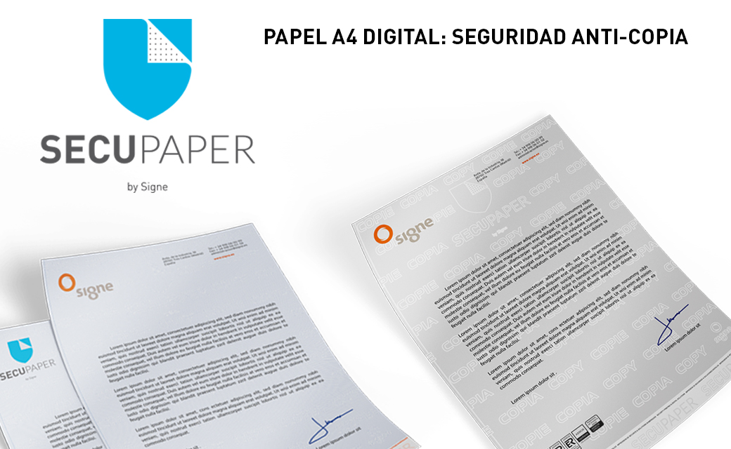 Secupaper. Papel anti copia