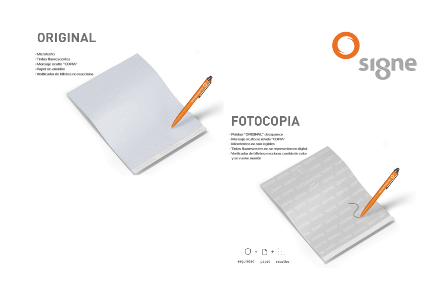 SECUPAPER: Papel de seguridad fabricado por SIGNE