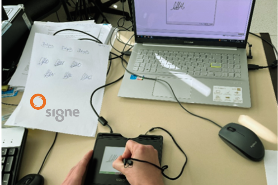 Análisis de firmas capturadas digitalmente - Laboratorio SIGNE